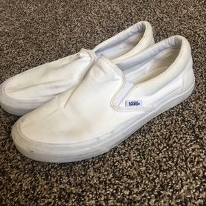 White Canvas Vans